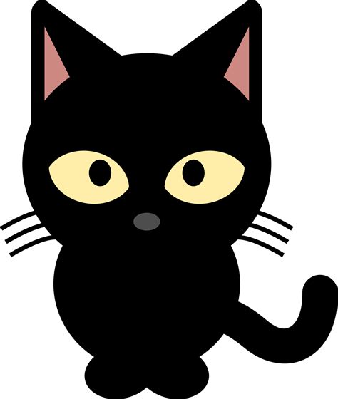 black cat clipart